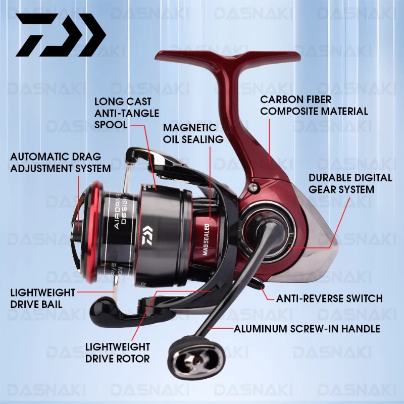 Original DAIWA Fishing Spinnin - đánh giá và giá Daiwa Reel Fuego