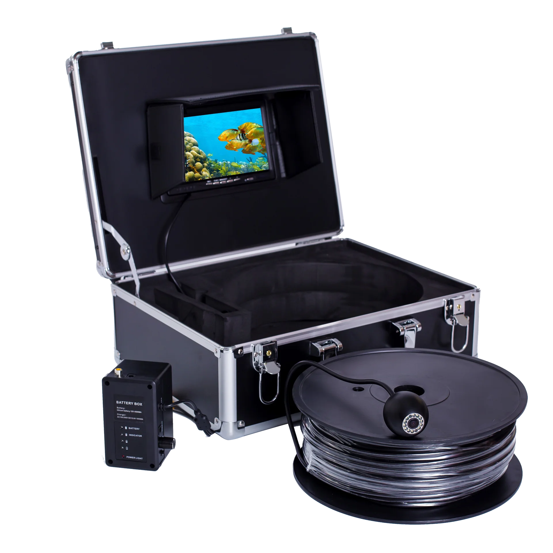 20m Cable  7'' 1000TVL HD Wate - đánh giá và giá Fishing Camera