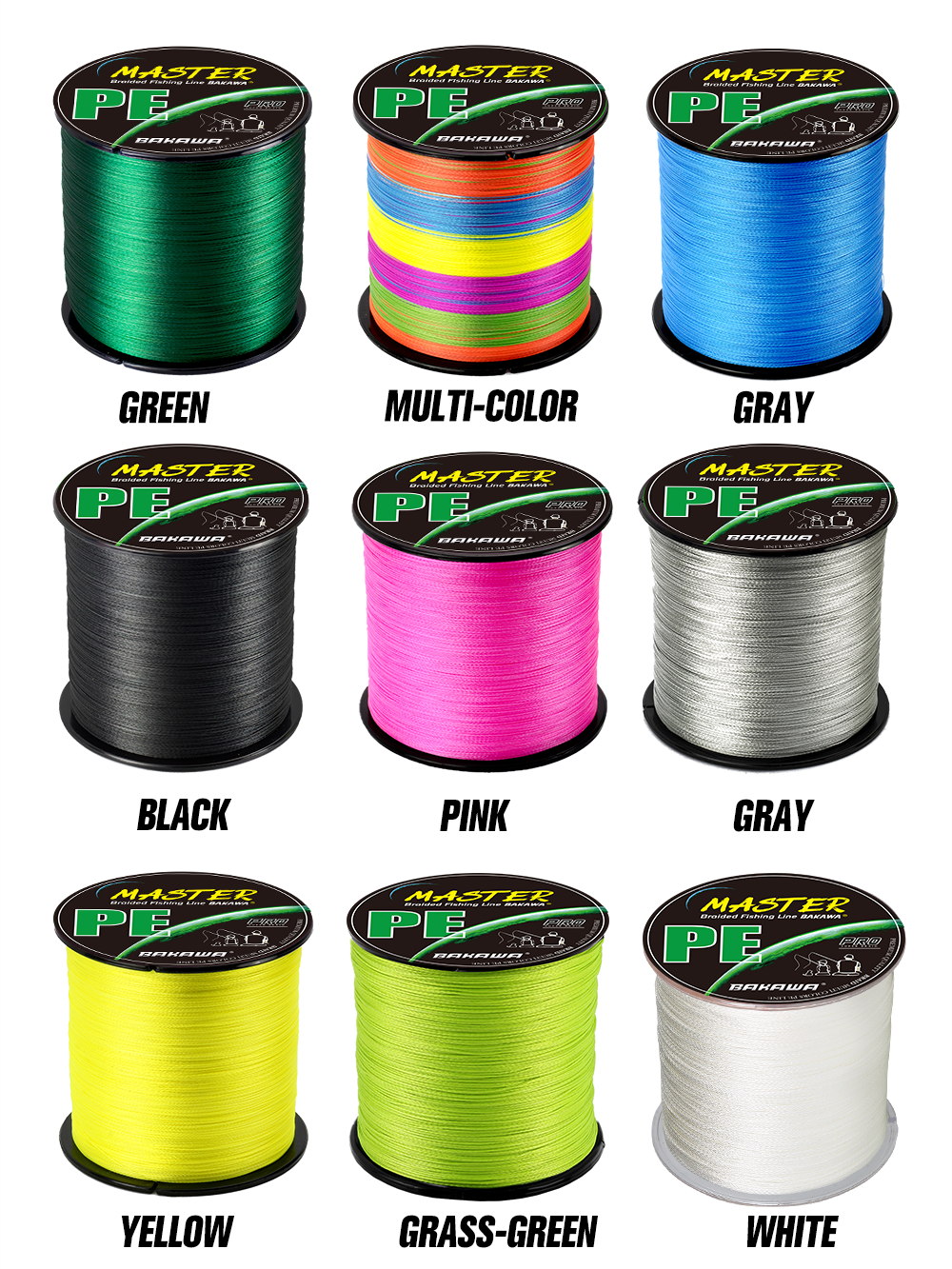 BAKAWA 4 Strands Braided PE Fi - đánh giá và giá Fish Finder Cable